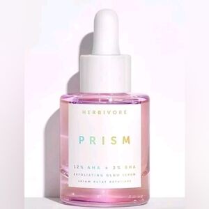 Herbivore Botanicals Prism Exfoliating Glow Serum 12% Aha 3% BHA New - Pink